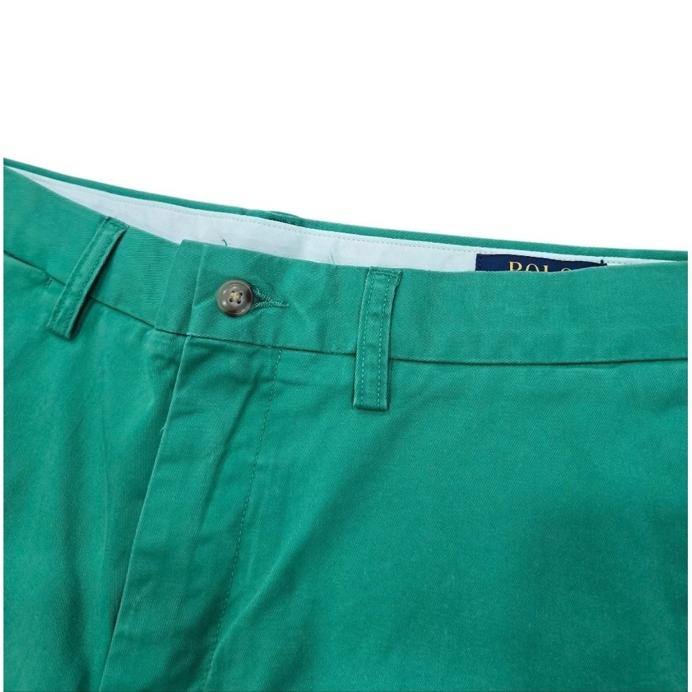 Polo Ralph Lauren Mens 32 Chino Shorts Kelly Green Stretch Classic Fit - Picture 5 of 10
